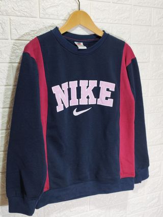 Felpa Nike Vintage Reworked Blu Navy L