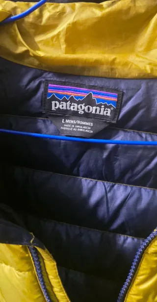 Cazadora plumífero Patagonia amarilla