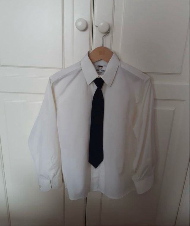 Traje de comunión azul marino