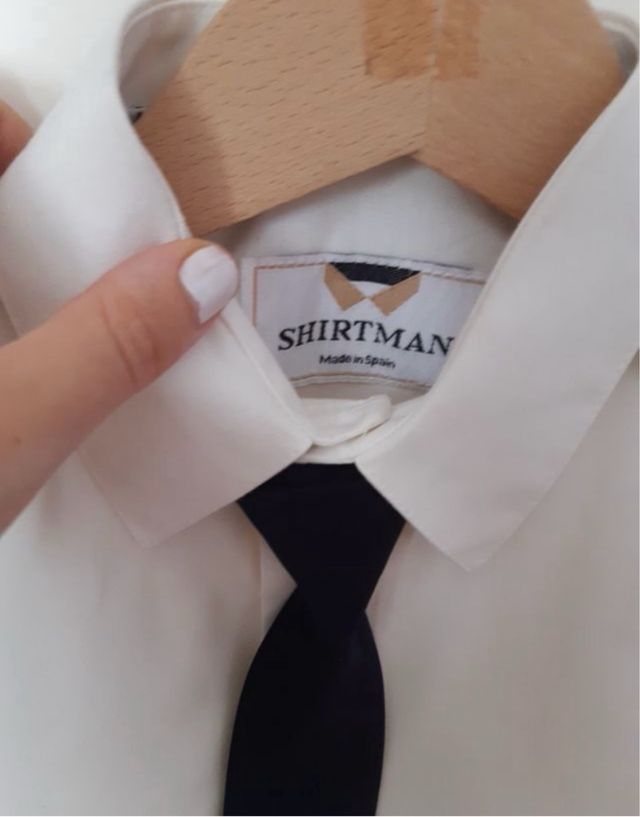 Traje de comunión azul marino