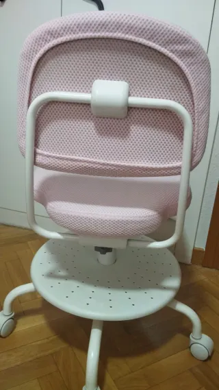 Silla infantil escritorio rosa