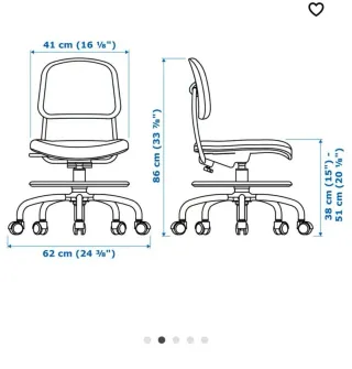 Silla infantil escritorio rosa