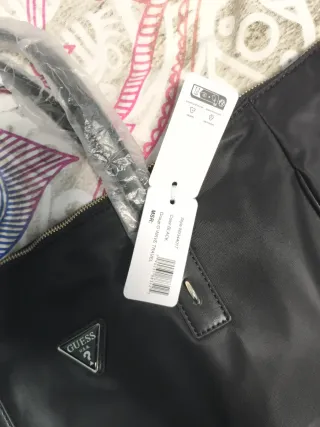 Bolso Guess G Wave Travel Negro Nuevo