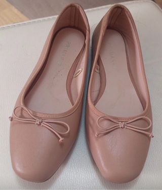 Manoletinas Primark Beige Talla 37 Nuevas