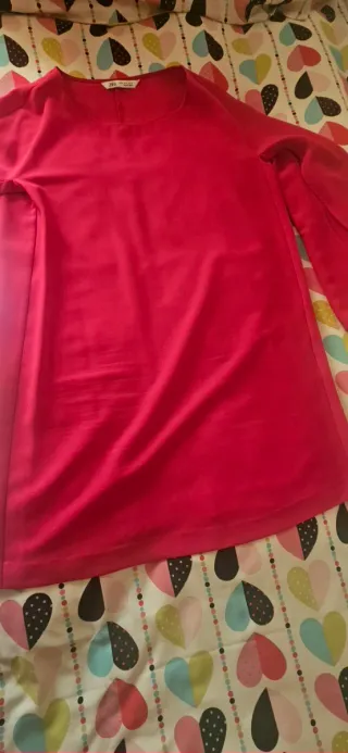 Vestido fucsia ZARA