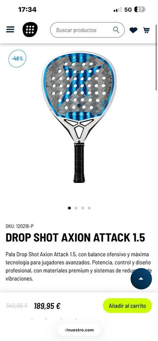 Pala Drop Shot Axion Attack
