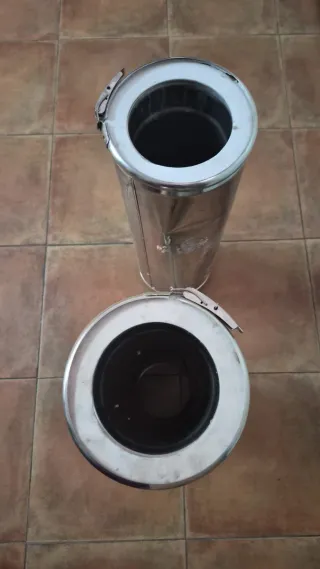 Tubo chimenea acero inoxidable