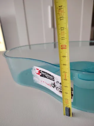 Bebedero/Comedero Tortuguero Transparente