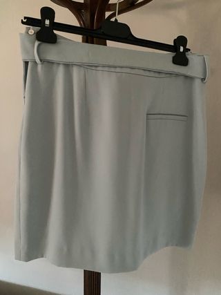 Falda HAKEI azul talla 38