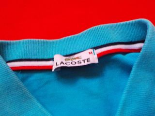 Polo Lacoste Azul turquesa Talla M