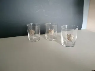 6 Bicchieri di Cristallo Scudi Parigi 1960