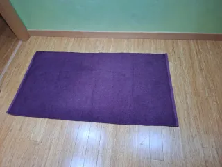 Alfombra pasillo o habitación morada