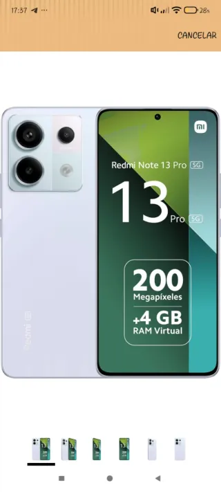 Xiaomi Redmi Note 13 Pro 5G 256GB 8GB RAM