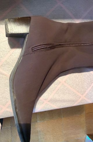 Botas elásticas mujer marrones