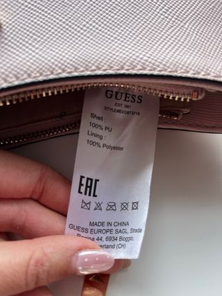 Bolso Guess Alexie Rosa con Monedero