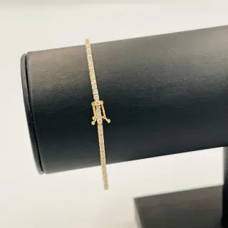 Pulsera Rivière Oso Azul 18k