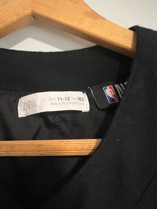 Chaqueta niño Boston Celtics Negra  11/12 años