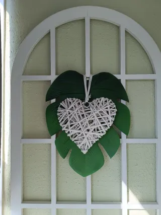 Ventana Decorativa Blanca