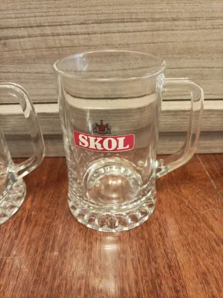 Bicchieri da Birra SKOL (2 unità) ANTICHI