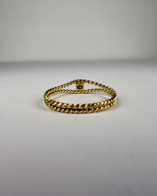 Anillo Oro 18k con Diamante 0.06ct