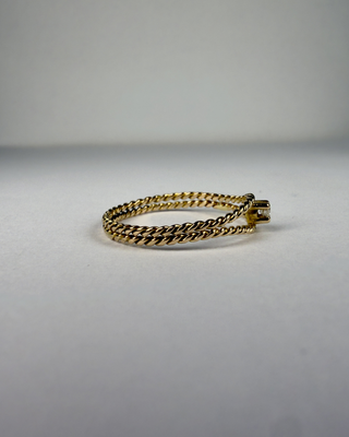 Anillo Oro 18k con Diamante 0.06ct