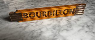 Metro plegable BOURDILLON madera/latón