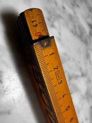 Metro plegable BOURDILLON madera/latón