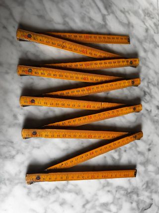 Metro plegable BOURDILLON madera/latón