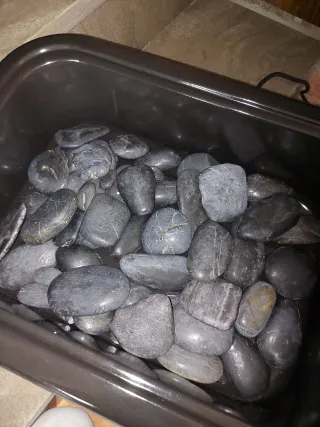 Calentador de piedras para masajes y piedras