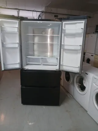 Nevera americana,combi gris