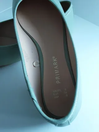 Bailarinas verde menta, talla 39