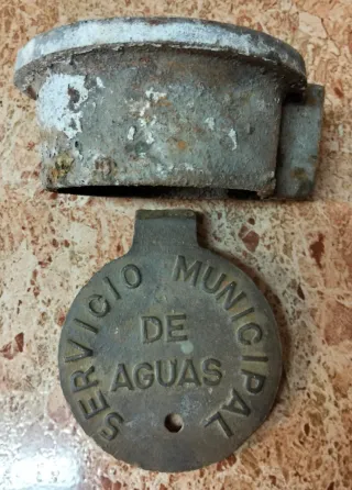 Registro de hierro del servicio municipal de aguas