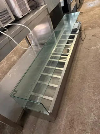 Mostrador refrigerado cristal