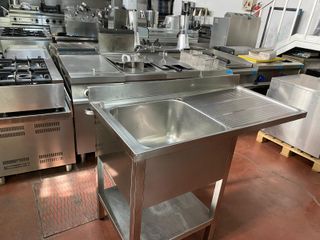 Fregadero industrial acero inoxidable