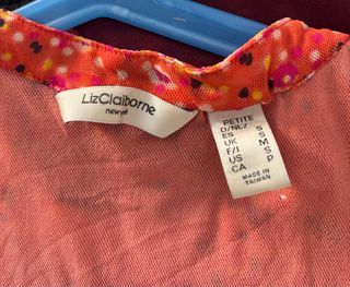 Camisa Liz Claiborne floral