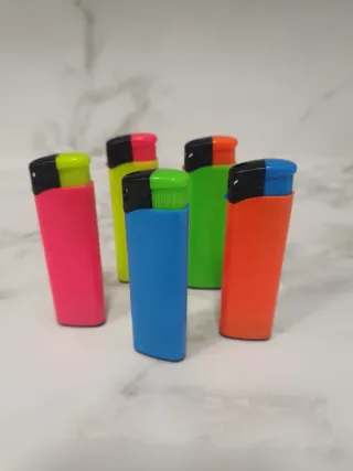 Lote 5 mecheros colores