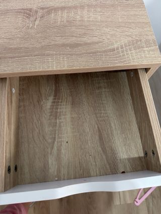 Escritorio madera y metal