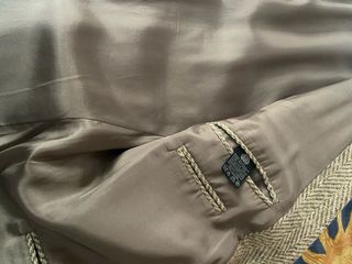 Americana Beige Espiga Hombre