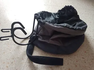 Cesta Bici Plegable B'TWIN Gris/Negro