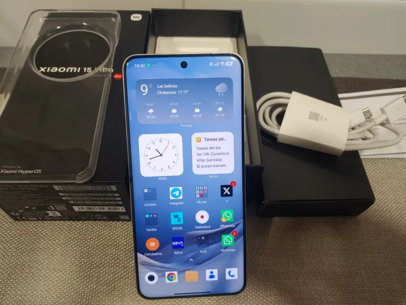 Xiaomi 15 Ultra 16GB 512GB Negro y plata