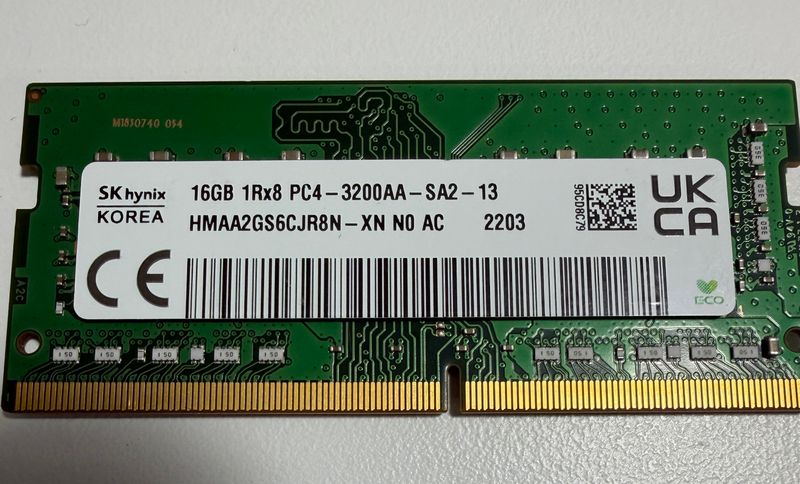 SK hynix 16GB DDR4 3200 SODIMM afbeelding 2