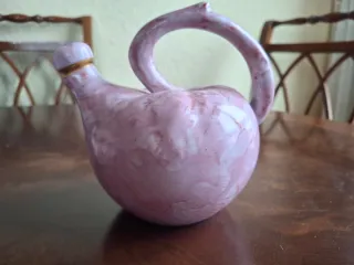 Juego de café/té rosa y dorado