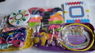 Kit para hacer pulseras y bisutería