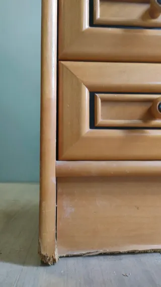 Armario ropero madera 2 puertas