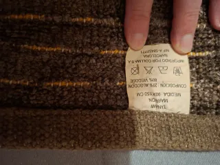 Alfombra marrón 150x80