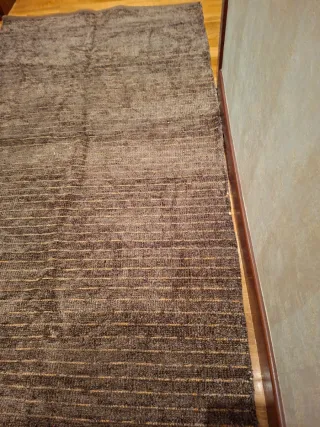 Alfombra marrón 150x80