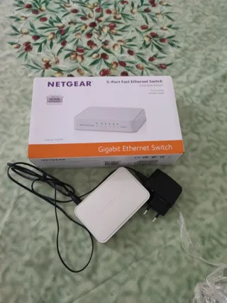 Switch NETGEAR gs205 5 Puertos Gris