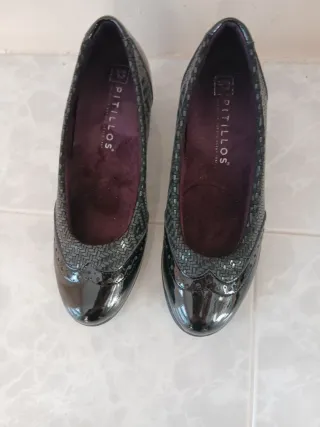 Zapatos Pitillos Salón Negros