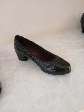 Zapatos Pitillos Salón Negros