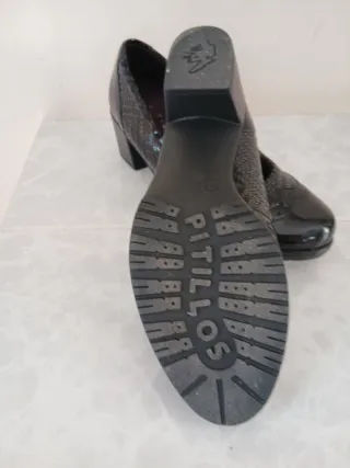Zapatos Pitillos Salón Negros